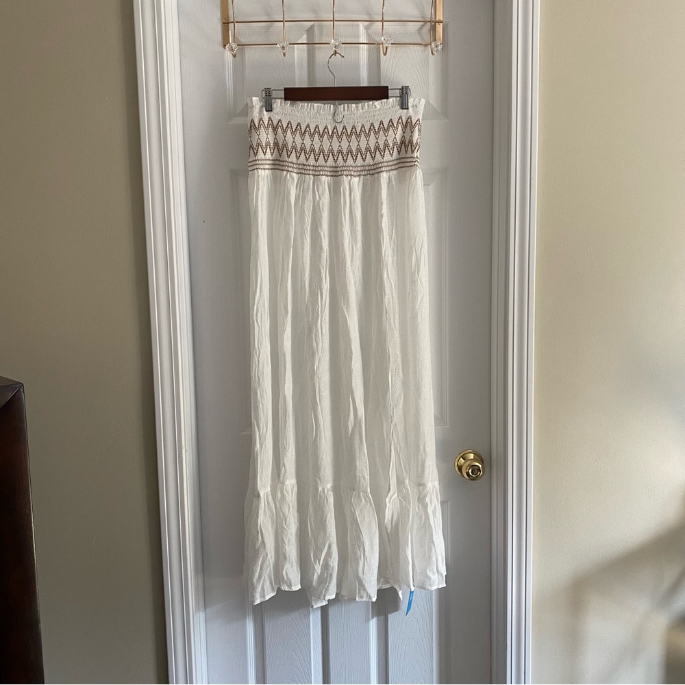 Cupshe White Skirt Coverup XL NWT